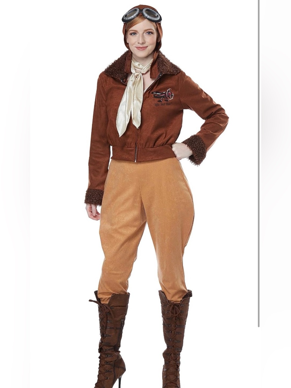 California Costumes womens Amelia Earhart - Aviator - Adult Costume Size Small